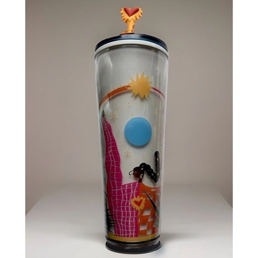 💖 NEW Starbucks 2023 Limited Sun Topper Hi Hola 24oz Venti Cold Cup Tumbler